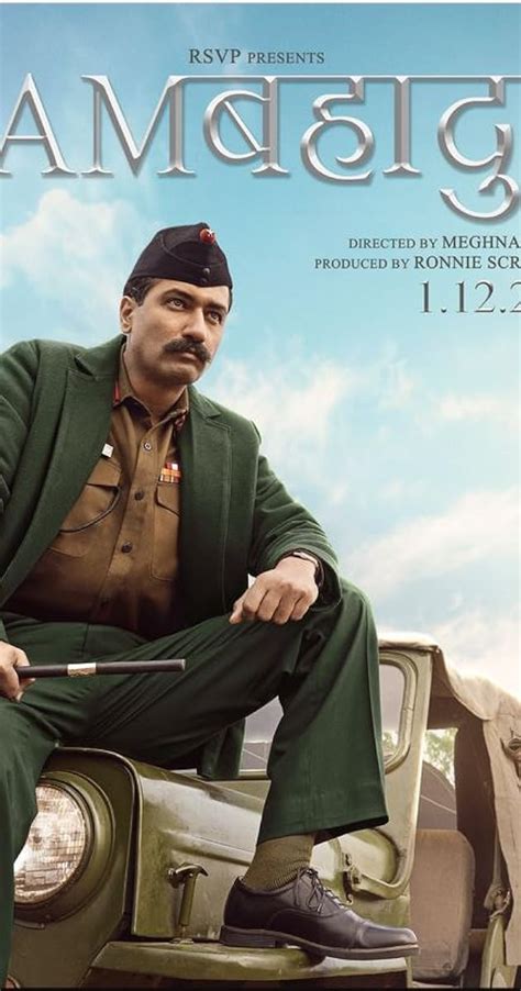 Releasing on 1 Dec, 2023 Sam Bahadur 57.3K are interested Releasing on 1 Dec, 2023 Are you interested in watching this movie? I'm interested 2D Hindi 2h 30m • Biography, …